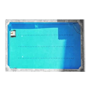 Pool cleaner, mapping, top down view