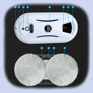 Gecko II New, robot, window cleaner, window robot