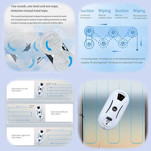 Gecko II New, robot, window cleaner, window robot